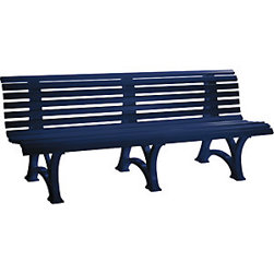 Blome-Tillmann - Parkbank Kunststoff 2000 mm stahlblau
