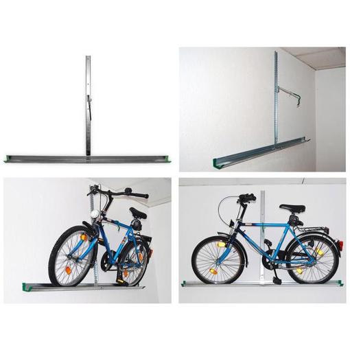 Eufab - Fahrrad-Wandhalter 16408 Wandmontage