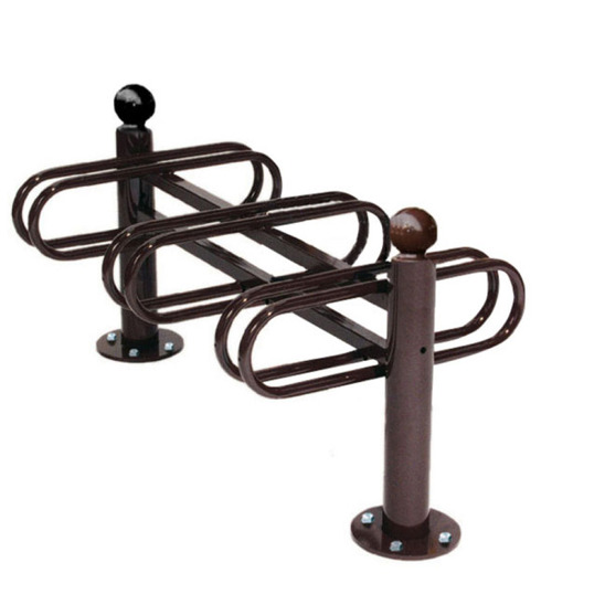 SPL - Fahrradständer 'Bowl' 6 Stellplätze RAL 8017 schokoladenbraun