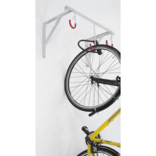 WSM - Fahrrad-Hängeparker 3 Einstellplätze zur Wandbefestigung Stahl verzinkt