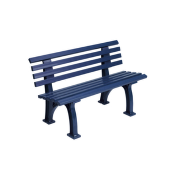 Blome-Tillmann - Parkbank 740x1200x380mm blau