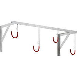 TAKKT - Fahrradaufhänger Fahrradaufhänger 1170 mm Wandmontage