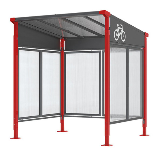 SPL - Fahrradüberdachung Milano Anbaufeld