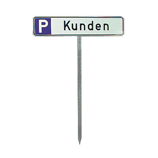 STEIN HGS - Einschlagpfosten für Parkplatzschilder Stahl verzinkt