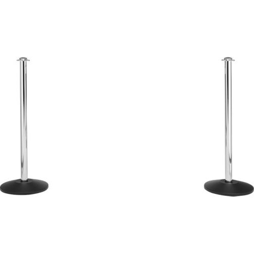 Guidesystems - Absperrpfosten Basic RS-901-G chromsilber