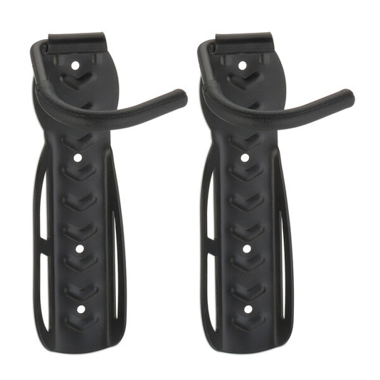 Relaxdays - Fahrradwandhalter 10014689_0 2er Set Schwarz