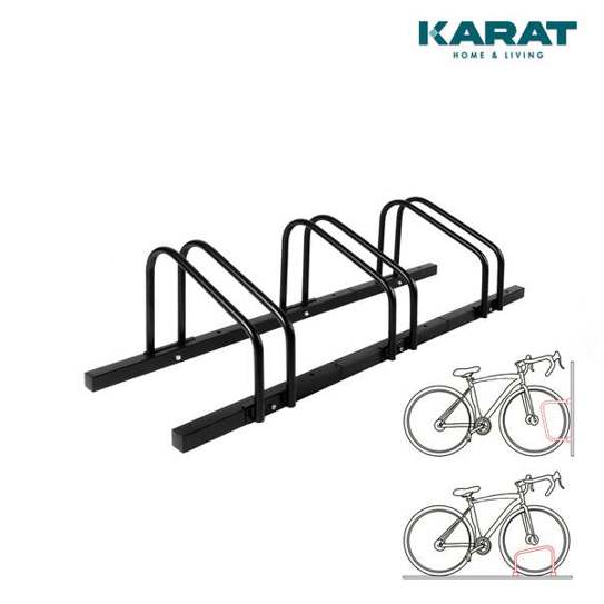 Floordirekt - Fahrradständer Linus Zur Boden- oder Wandmontage für 3 Fahrräder